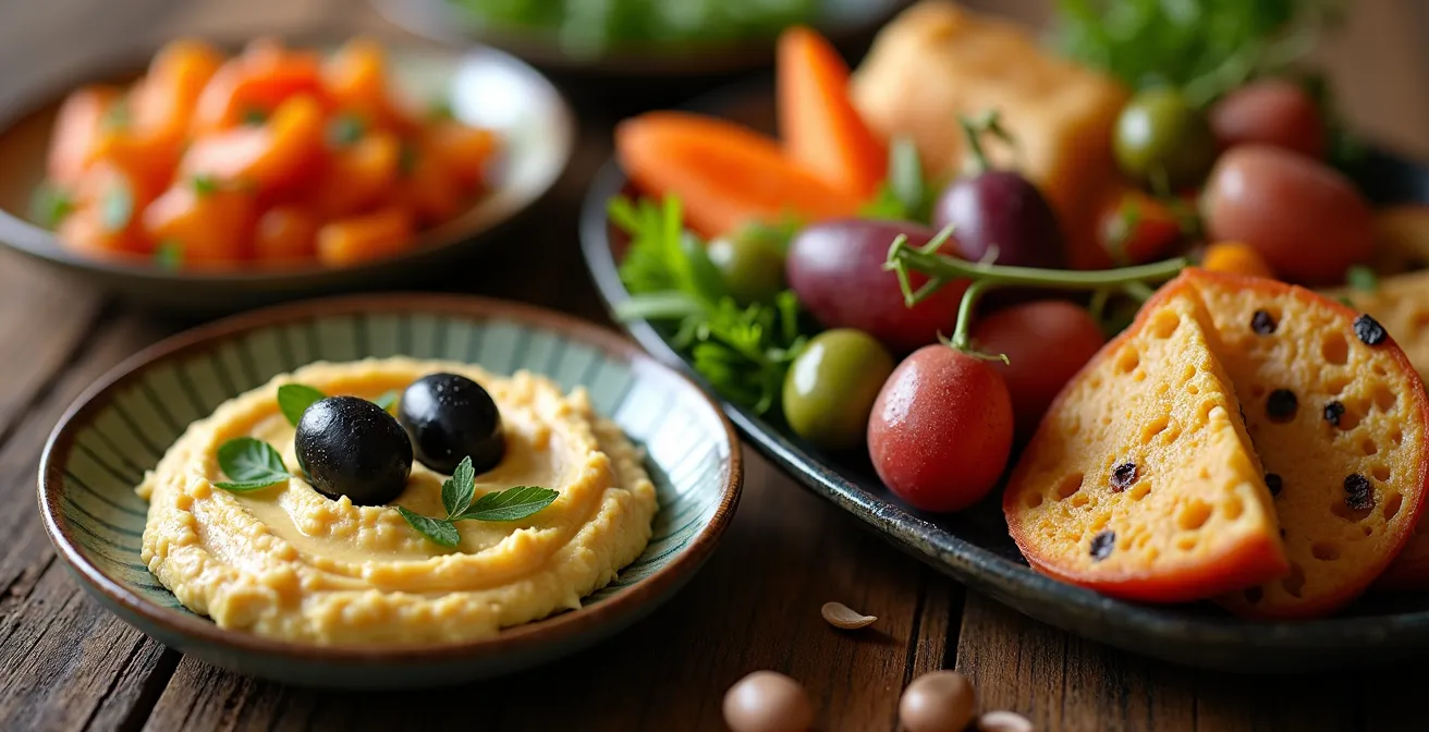 Planches apéritives élégamment présentées avec variété de tapas pour un afterwork d'entreprise
