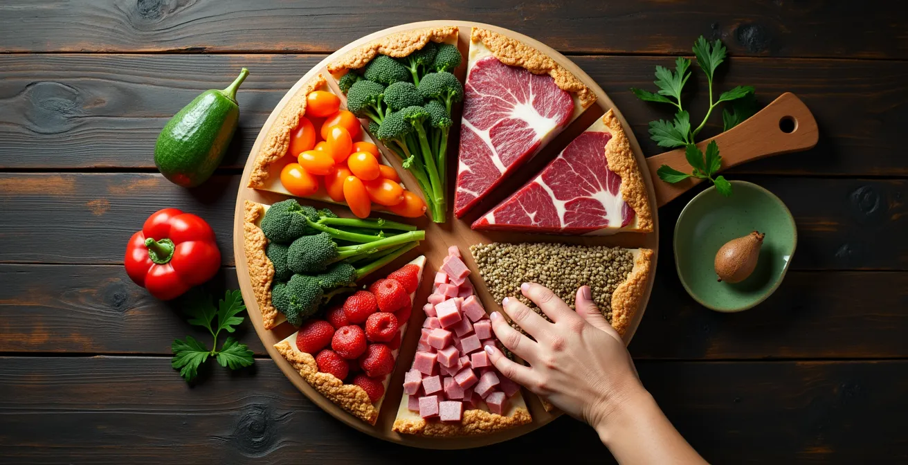 Vue aérienne montrant la stratégie d'approvisionnement multi-fournisseurs d'un restaurant